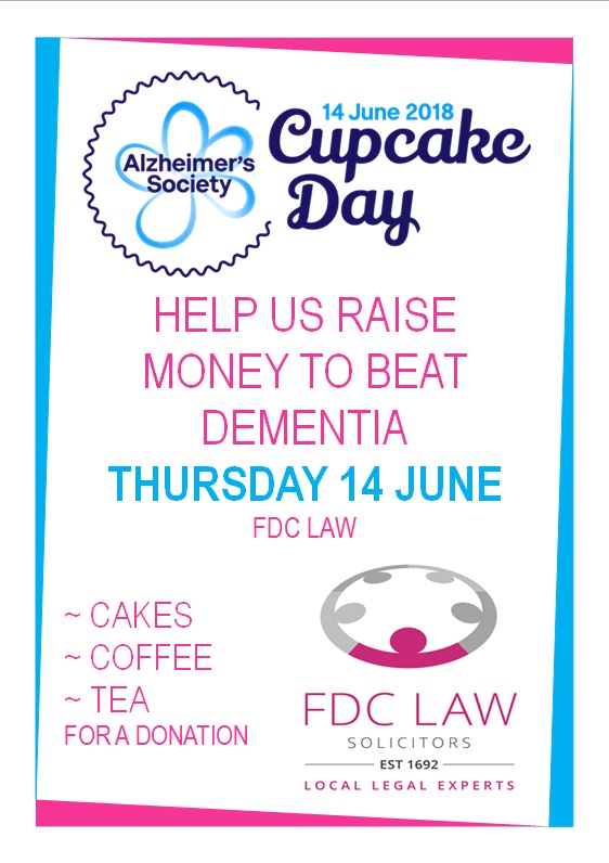 poster advertising cupcake day 14th June