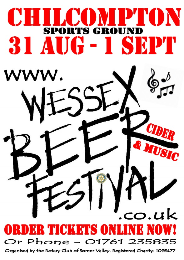 ext posters - Wessex Beer Festival, Chilcompton Sports Ground 31st Aug to 1st September