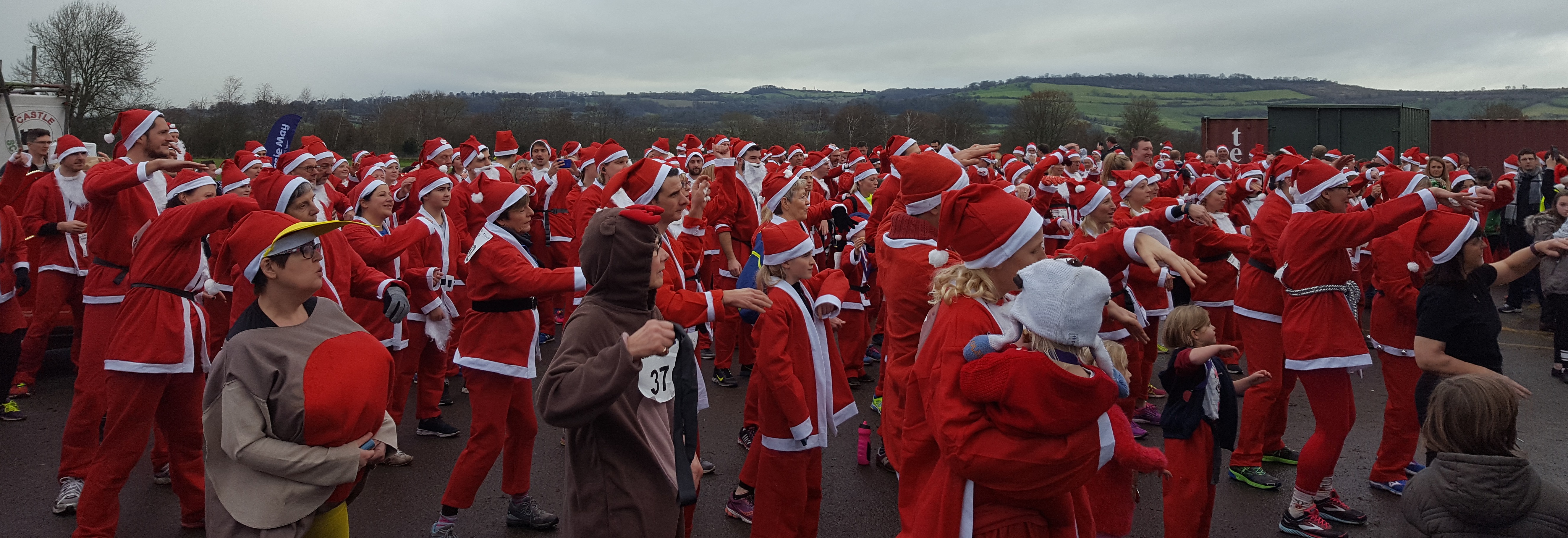Saltford Santa Dash 2017